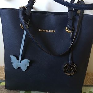 Michael kors blue tote
